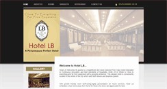 Desktop Screenshot of hotellbnagpur.com